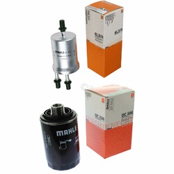 MAHLE / KNECHT Set Filterpaket Kraftstofffilter KL 572 Ölfilter OC 456