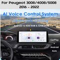 Autoradio für Peugeot 3008/4008/5008 8Kern Android 12 GPS CarPlay Navi 4+32GB BT