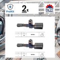 2x ORIGINAL® Facet Sensor, Raddrehzahl Hinten, Links, Rechts für VW Golf VII