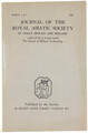 JOURNAL OF THE ROYAL ASIATIC SOCIETY OF GREAT BRITAIN AND IRELAND mit dem ist 