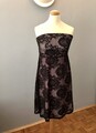 Neu Esprit Collection Kleid Aus Spitze  Gr. S Schwarz Rosa