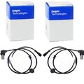 2X DELPHI ABS-SENSOR RADDREHZAHL HINTEN VORNE HINTEN PASSEND FÜR AUDI 100 A6