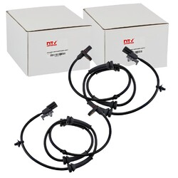 2X NTY ABS-SENSOREN RADDREHZAHL HINTEN BEIDSEITIG PASSEND FÜR NISSAN QASHQAI
