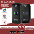SafeTag Mini - GPS Tracker für Kinder, Senioren, Auto Echtzeit Tracking mit UK App
