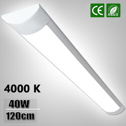 120cm LED Röhren Feuchtraumleuchte Werkstatt Garage Lampe Deckenleuchte 40W