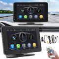 Tragbarer CarPlay und Android Auto Wireless Display Autoradio 7 Zoll mit Dashcam