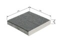 Bosch 1 987 435 589 Filter, Innenraumluft für ABARTH  passend für FIAT LANCIA