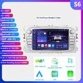 DAB+Autoradio Android 12 Carplay GPS RDS Für Ford Focus MK2 Mondeo C S Max 6+64G