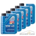5x 1 L LITER LIQUI MOLY SUPER LEICHTLAUF 10W-40 MOTOR-ÖL MOTOREN-ÖL 32279845