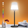 Dimmbar LED Akku Nachttischlampe Touch RGB Atmosphäre Tischlampe Nachtlicht