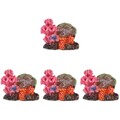  4 Pieces Künstliche Koralle Lebende Aquarienpflanzen Luftpumpe Für Panzer