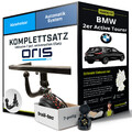 Für BMW 2er Active Tourer F45 Anhängerkupplung abnehmbar +eSatz 7pol uni 13- AHK