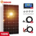100W 200W 400W 12V Mono Solar Modul Starr für Dach,Gartenhaus,Carport,Balkon