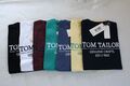 !!NEU: Tom Tailor Halbarmshirt T-Shirt Rundhals - Gr. L / XL / 2XL / 3XL !! 