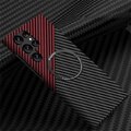 MagSafe Carbon Hülle für Samsung Galaxy S25 S24 S23 Ultra Plus Handy Schutz Case
