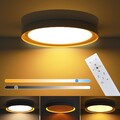 Deckenleuchte RGB Dimmbar LED Deckenlampe Fernbedienung Schlafzimmer Ubmxvmubvoe