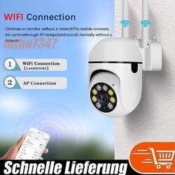 5G WIFI IP NETZWERK CAMERA Outdoor 1080P HD FUNK WLAN AUßEN ÜBERWACHUNGSKAMERA -