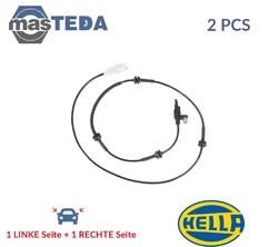 6PU 010 039-801 ABS SENSOR DREHZAHLFÜHLER VORNE HELLA 2PCS NEU OE QUALITÄT