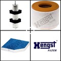 Hengst Filter Filterset, Inspektionspaket für Audi A4 B8 Avant A4 B8 A6 C8
