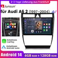 6+128G 8Kern Android14 Carplay Für Audi A6 S6 RS6 1997-04 Autoradio GPS Navi DAB