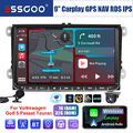 Android 13 32G Carplay Autoradio GPS Kam MIK Für VW GOLF 5 6 Tiguan Touran Caddy