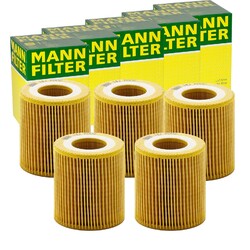 5x MANN-FILTER HU 7002 z ÖLFILTER MIT DICHTUNG FILTEREINSATZ 5-STÜCK!