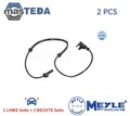 014 899 0084 ABS SENSOR DREHZAHLFÜHLER MEYLE 2PCS FÜR MITSUBISHI COLT VI