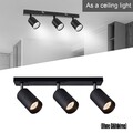 3 flammig Deckenstrahler LED schwenkbar Deckenlampe GU10 Spot Deckenleuchte