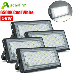 4X 50W UltraDünn LED Fluter Flutlicht Außen Strahler Hallenleuchte Scheinwerfer
