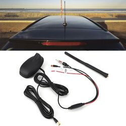 DAB Autoantenne DAB+ Antenne AM FM Dachantenne Verstärker SMB GPS Kombi-Antenne