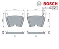 Bremsbelagsatz, Scheibenbremse BOSCH 0986424613 für Audi A5