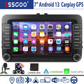 Android 13 Autoradio Carplay GPS Navi MIK Kam Für VW GOLF 5 6 Touran Transporter