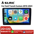 Android 13 CarPlay 2+32GB Für 1 Din Ford Transit Custom 2018-2023 Autoradio GPS
