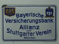 Versicherung Schild Bayerische Versicherungsbank