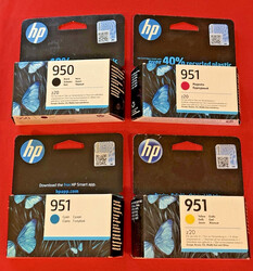 Original HP 950 , HP 951 Multipack 4er Pack mit Rechnung