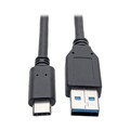 Tripp Lite USB 3.1 Gen 1 Cable 5 Gbps USB-C to USB-A, Type-C, Thunderbolt 3, (M/