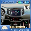 2+32GB Android 14 Autoradio CarPlay GPS Navi DAB+ Für KIA SPORTAGE SL 2010-2015