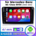 8-Kern Android 14 Autoradio Für Mercedes ML/GL Klasse W164 X164 CarPlay Navi DAB
