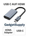 USB-C auf HDMI Adapter – 4K UHD | Typ C zu HDMI Kabel Konverter für Laptop,