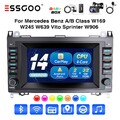 Für Benz A/B-Klasse W169 W245 W639 Carplay Autoradio Android 14 DAB+ GPS Kamera