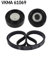 SKF Keilrippenriemensatz VKMA 61069 für YARIS TOYOTA SCP12_ SCP13_ SCP12R SCP13R