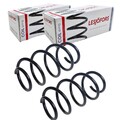 2X LESJÖFORS FAHRWERKSFEDERN VORNE PASSEND FÜR SKODA KAROQ KODIAQ VW TIGUAN