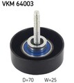 SKF Umlenk-/Führungsrolle Keilrippenriemen VKM 64003 für MAZDA MX 70mm GG Wagon