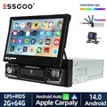 1 DIN 2+64G Android 14 Autoradio Apple CarPlay GPS NAVI WIFI USB KAM Touchscreen