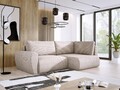 Ecksofa PASO L mit Schlaffunktion und Bettkasten Cordstoff Wohnlandschaft L-Form