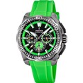 Festina Herren-Uhr Chrono Bike Grün Quarz Kautschuk-Armband F20725/3