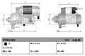 Denso DSN3009 Starter für CHEVROLET DAEWOO OPEL Startanlage