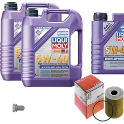 MAHLE Ölfilter 11 L LIQUI MOLY 5W-40 Leichtlauf High Tech für Porsche 911
