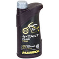 1 Liter MANNOL 4-Takt Plus API SL SAE 10W-40 teilsynthetisch Motorrad ÖL Roller