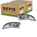 2X DEPO BLINKER SATZ WEIß AUßENSPIEGEL VORNE passend für FORD B-MAX FIESTA